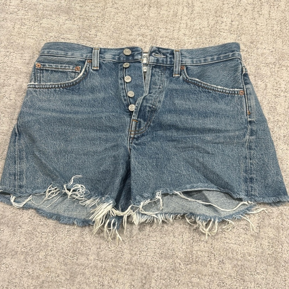 AGOLDE Parker long Jean shorts size 26